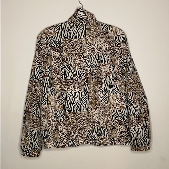 Vintage Multi Pattern Polyester Jacket - Picture 2 of 8